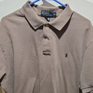 Polo by Ralph Lauren Men's Tan Polo Shirt